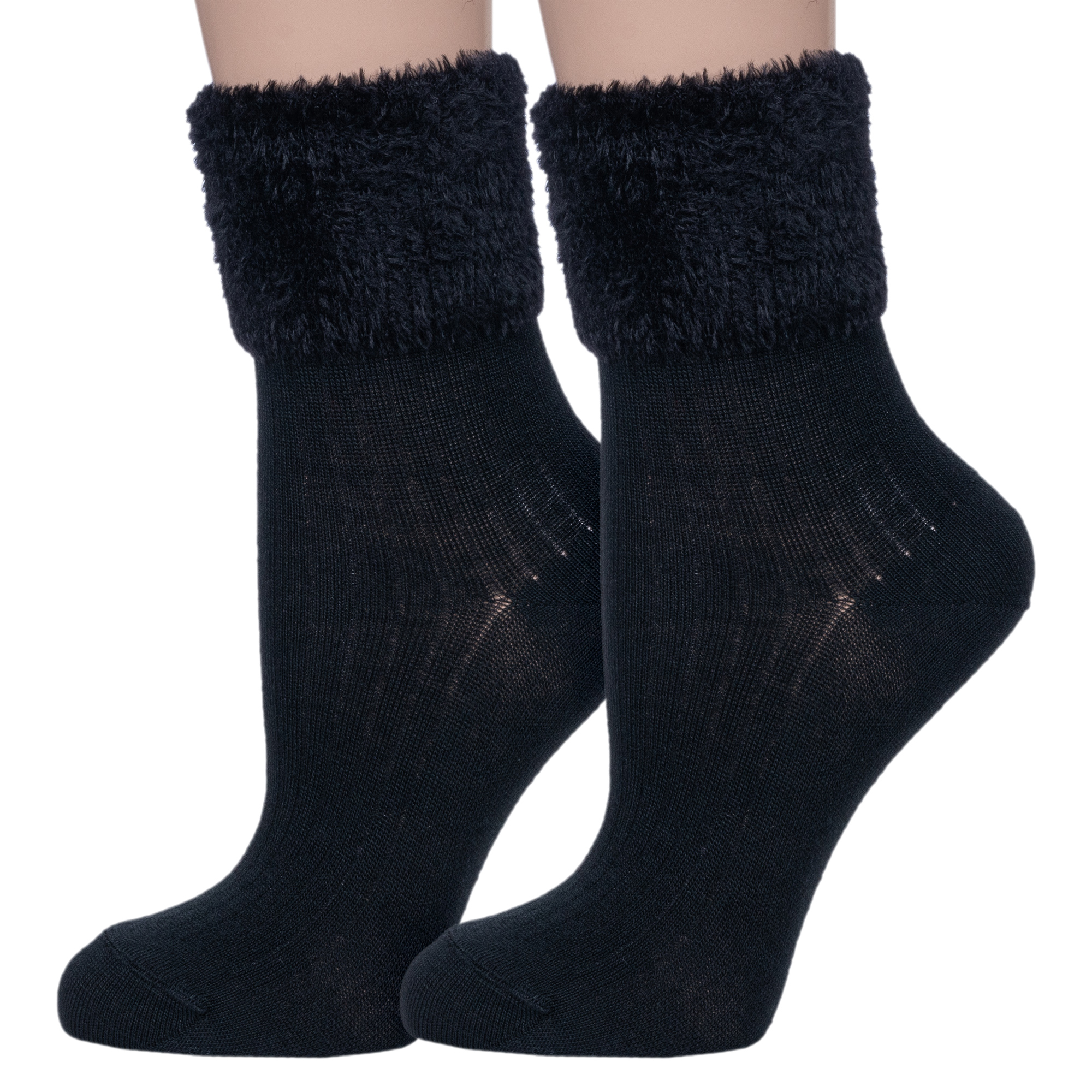 Комплект носков женских NOSMAG 2-21230K черных 25-27
