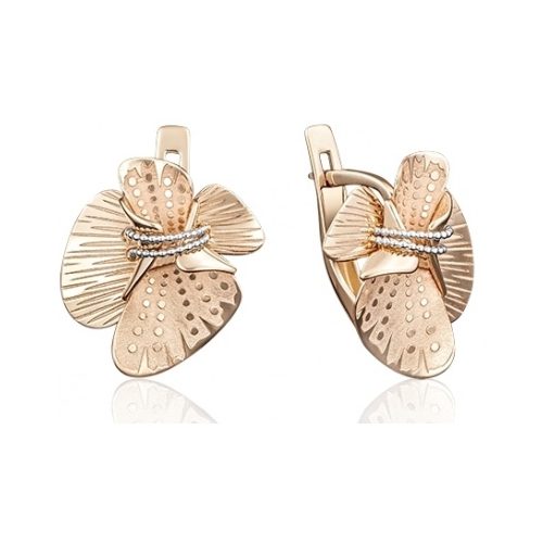 

Серьги из комбинированного золота PLATINA jewelry 02-3998-00-000-1111-65, 02-3998-00-000-1111-65