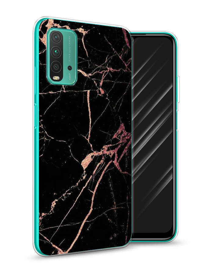 

Чехол Awog на Xiaomi Redmi 9T "Мрамор розовое золото", Разноцветный, 39850-3