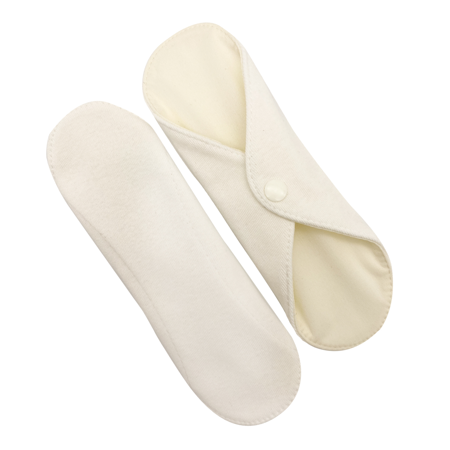 Прокладки для менструации многоразовые Mamalino бежевые набор 2 шт. размер Миди набор одноразовых воротничков без липкого слоя 8x40 см 100 шт в рулоне белый