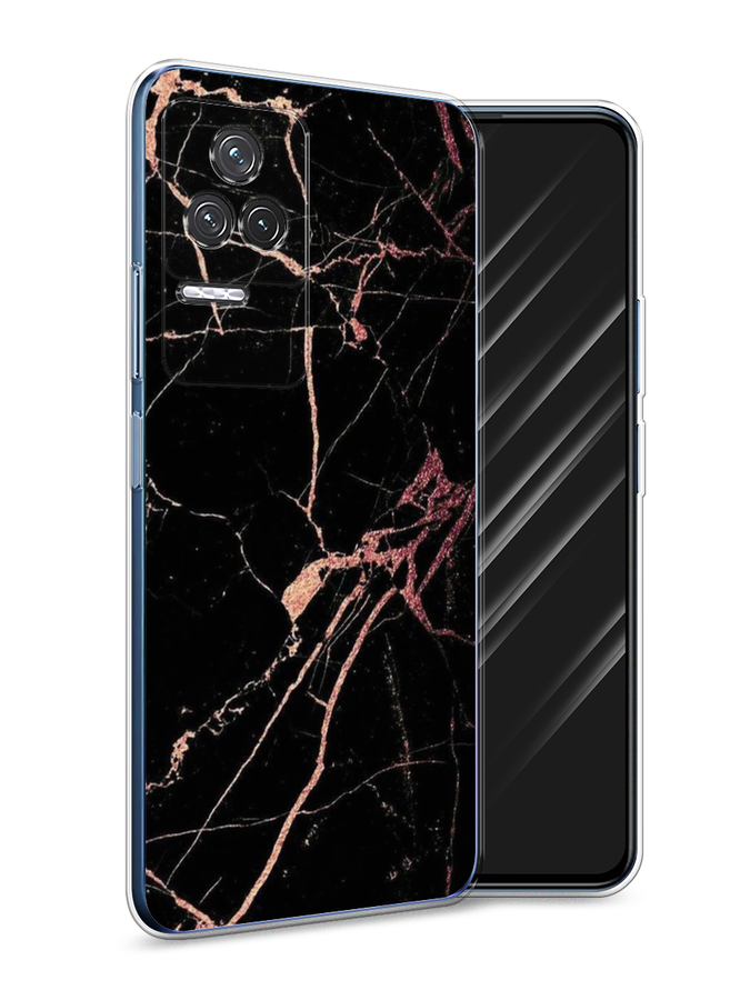 

Чехол Awog на Xiaomi Redmi K50 "Мрамор розовое золото", Разноцветный, 312250-3