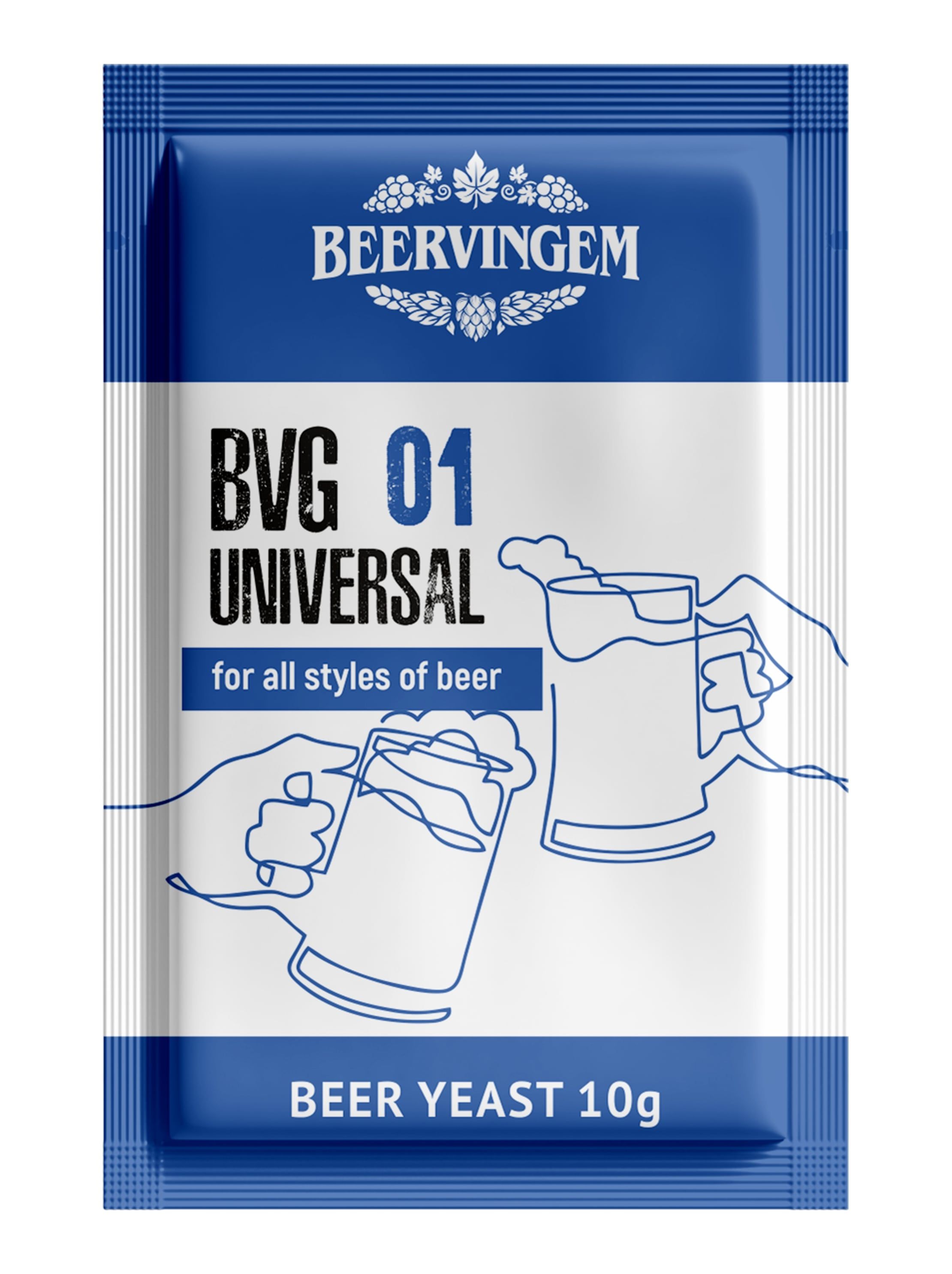 

Дрожжи BeerVingem универсальные Элевые BVG01 Universal, 10 г