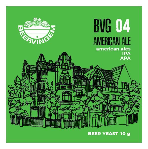 

Дрожжи Элевые BeerVingem BVG04 American Ale, 10 г