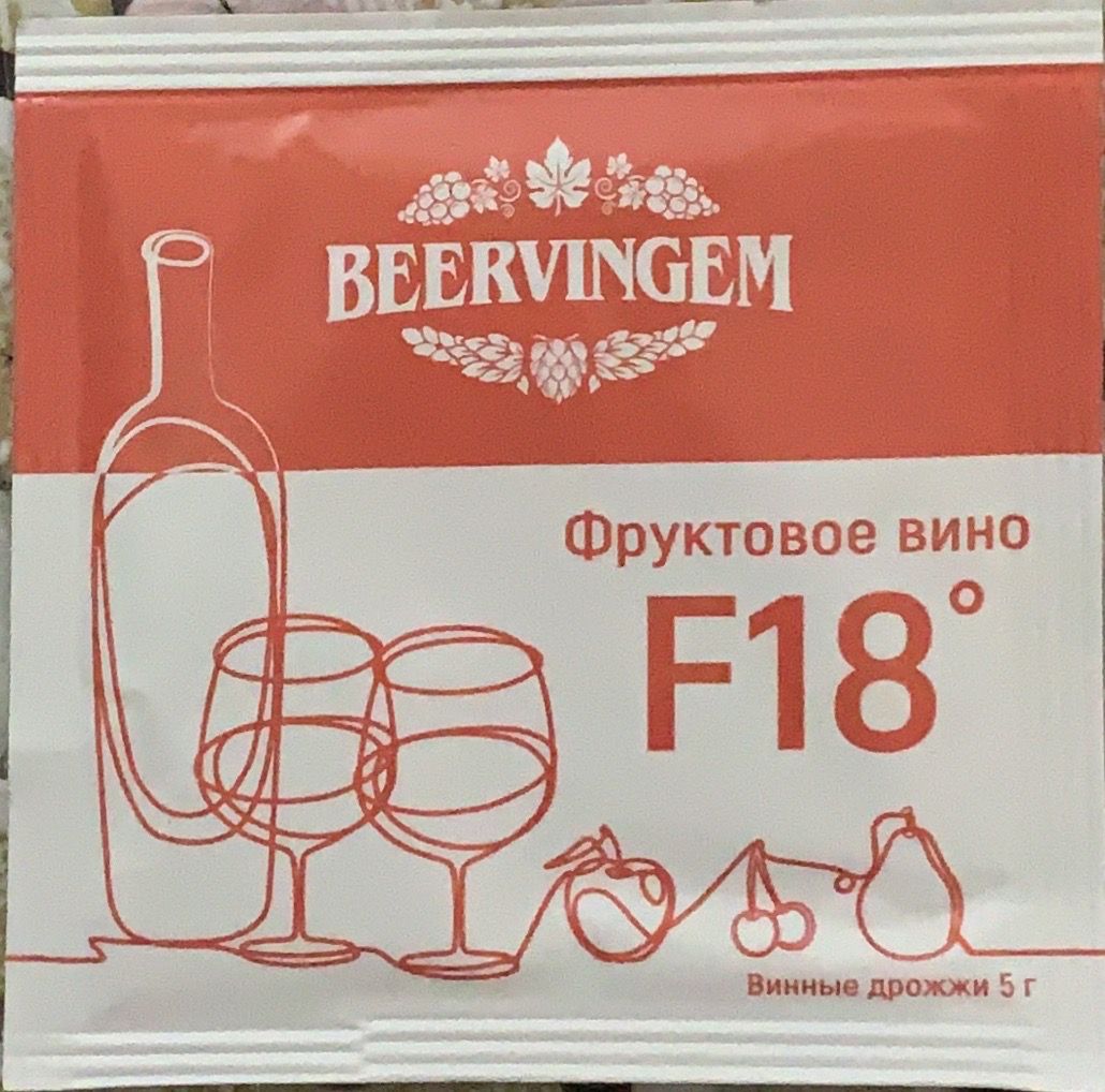 

Дрожжи винные BeerVingem F18 5 гр