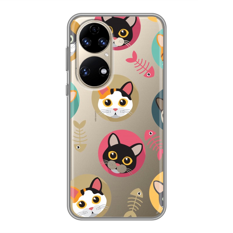 

Прозрачный чехол на Хуавей П50 Про (Huawei P50 Pro)