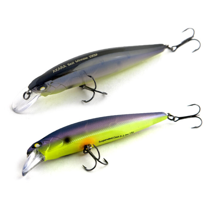 

Воблер Akara Best Minnow 110SP 17 гр 3/5 oz 4,3 in A79, Разноцветный, Best Minnow