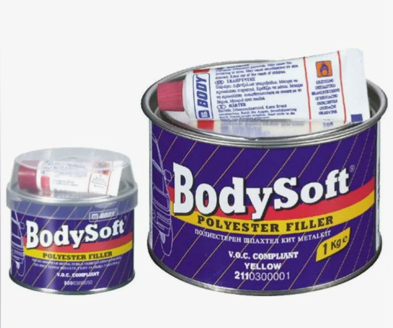 

Шпатлевка полиэфирная "BODY SOFT" 1,0кг бежевая, Бежевый