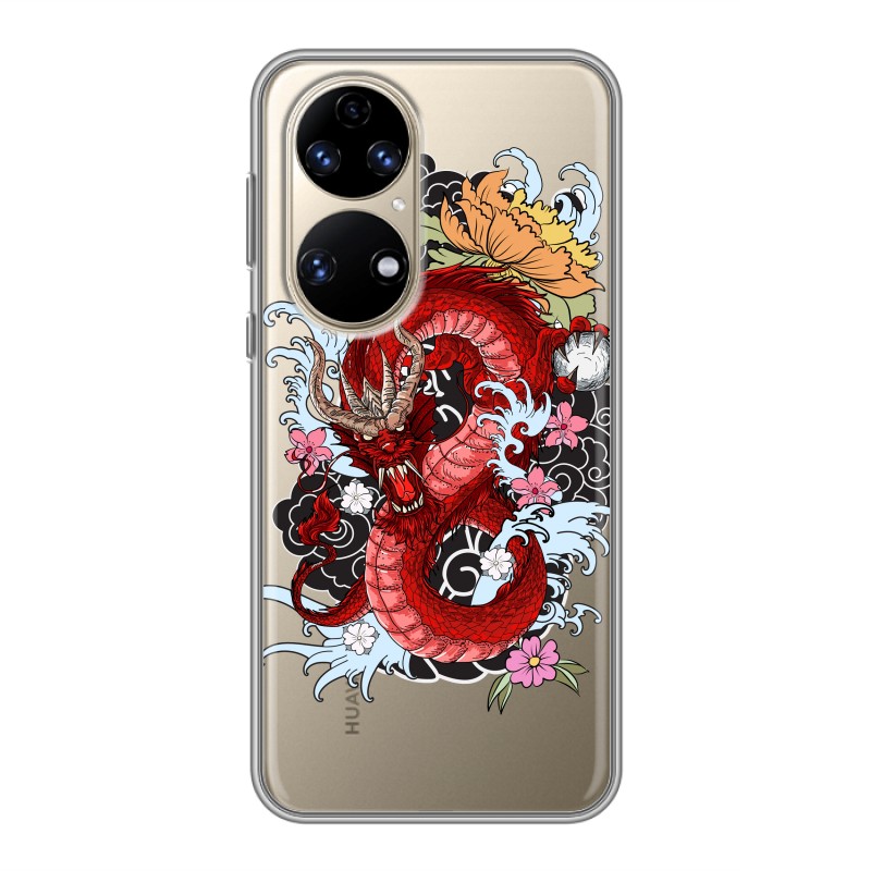

Прозрачный чехол на Хуавей П50 Про (Huawei P50 Pro)