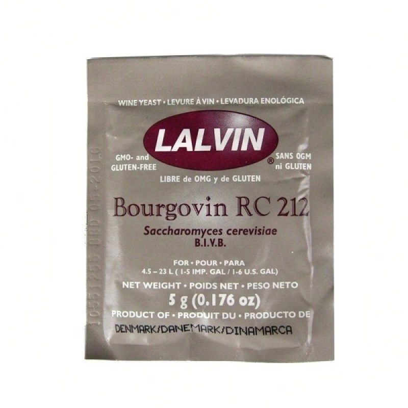 

Дрожжи винные LALVIN Bourgovin RC-212, 5 г