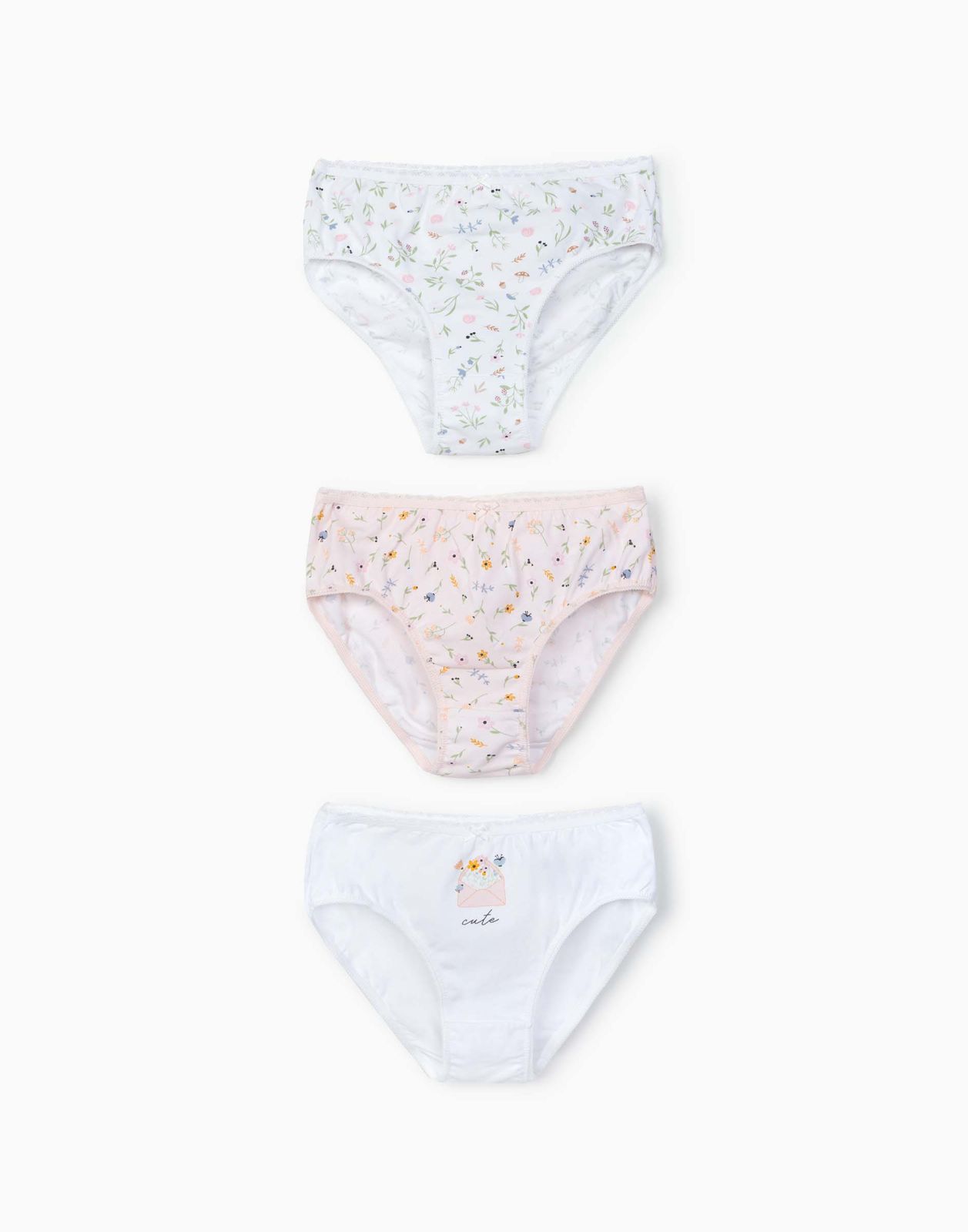 

Трусы детские 3 шт Gloria Jeans GUW009073, разноцветный, 122, GUW009073