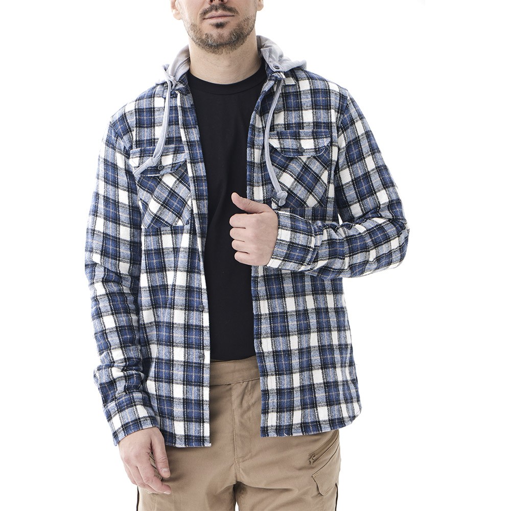 

Рубашка мужская Black Rams Uniform U-SM 002 синяя 3XL, U-SM 002