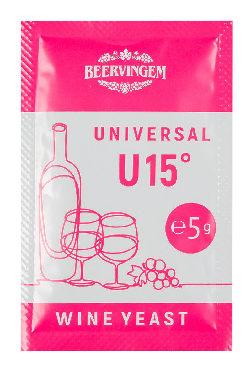 

Дрожжи винные Beervingem, Universal U15, 5 г