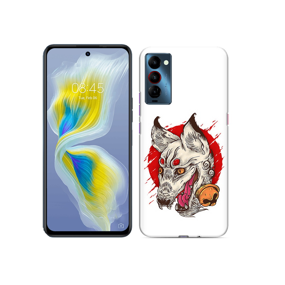 

Чехол MyPads Tocco для Tecno Camon 18 страшная собака, Прозрачный, Tocco