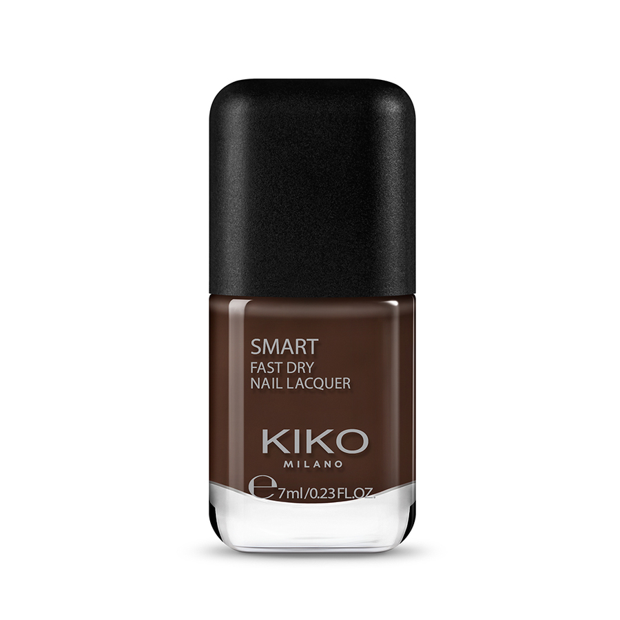 Лак для ногтей Kiko Milano Smart nail lacquer 41 Dark Chocolate 7 мл консилер kiko milano full coverage dark circles concealer 03 светло нейтральный 8 мл