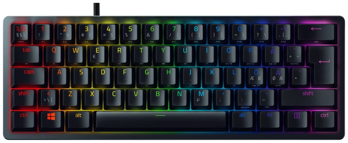 Клавиатура Razer Huntsman Mini игровая, чёрная, RZ03-03391500-R3R1