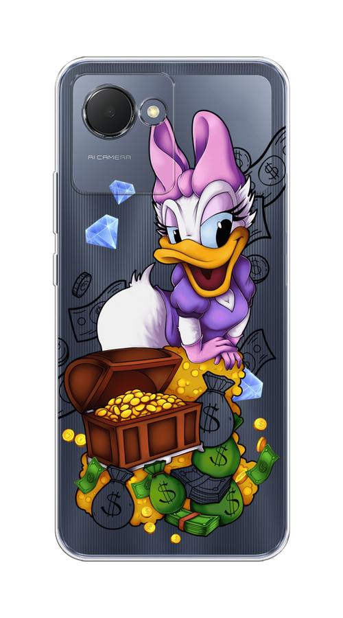 

Чехол на Realme Narzo 50i Prime "Rich Daisy Duck", Коричневый;белый;фиолетовый, 2510650-6