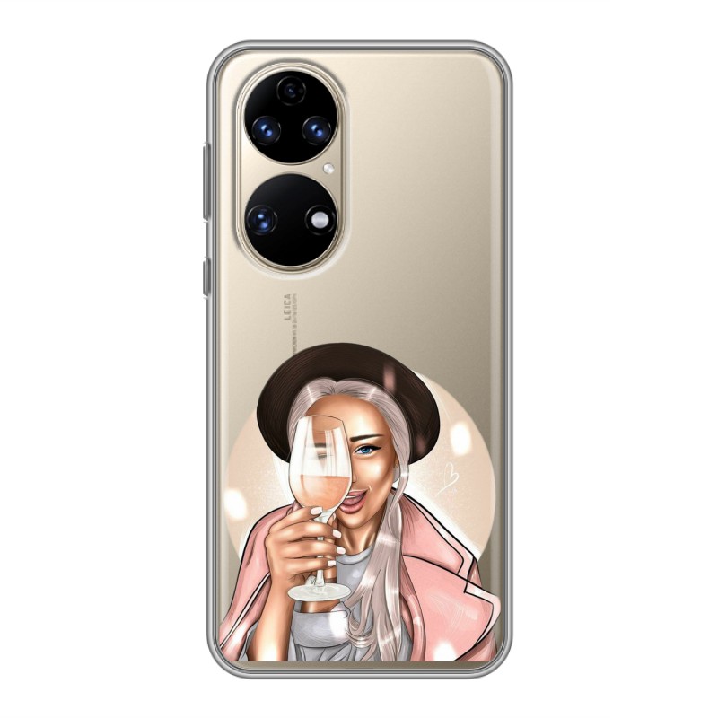 

Прозрачный чехол на Хуавей П50 Про (Huawei P50 Pro)