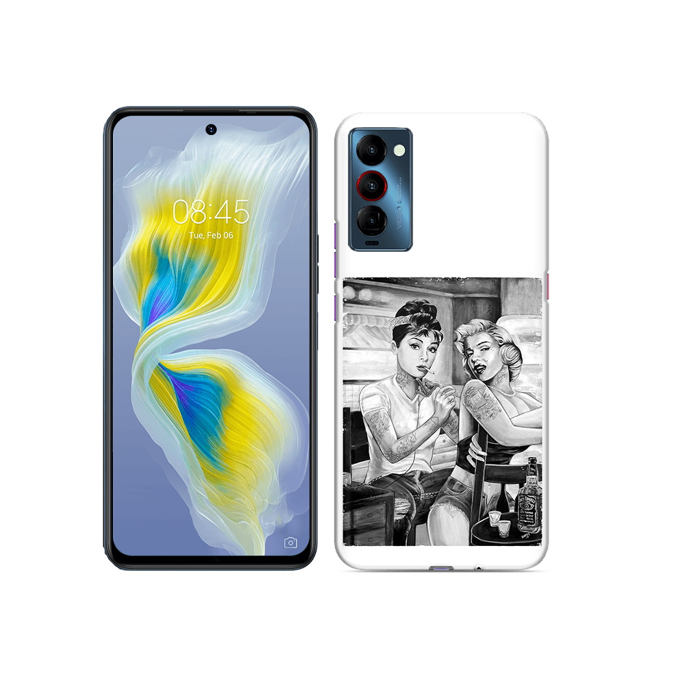 

Чехол MyPads Tocco для Tecno Camon 18 тату мастер, Прозрачный, Tocco