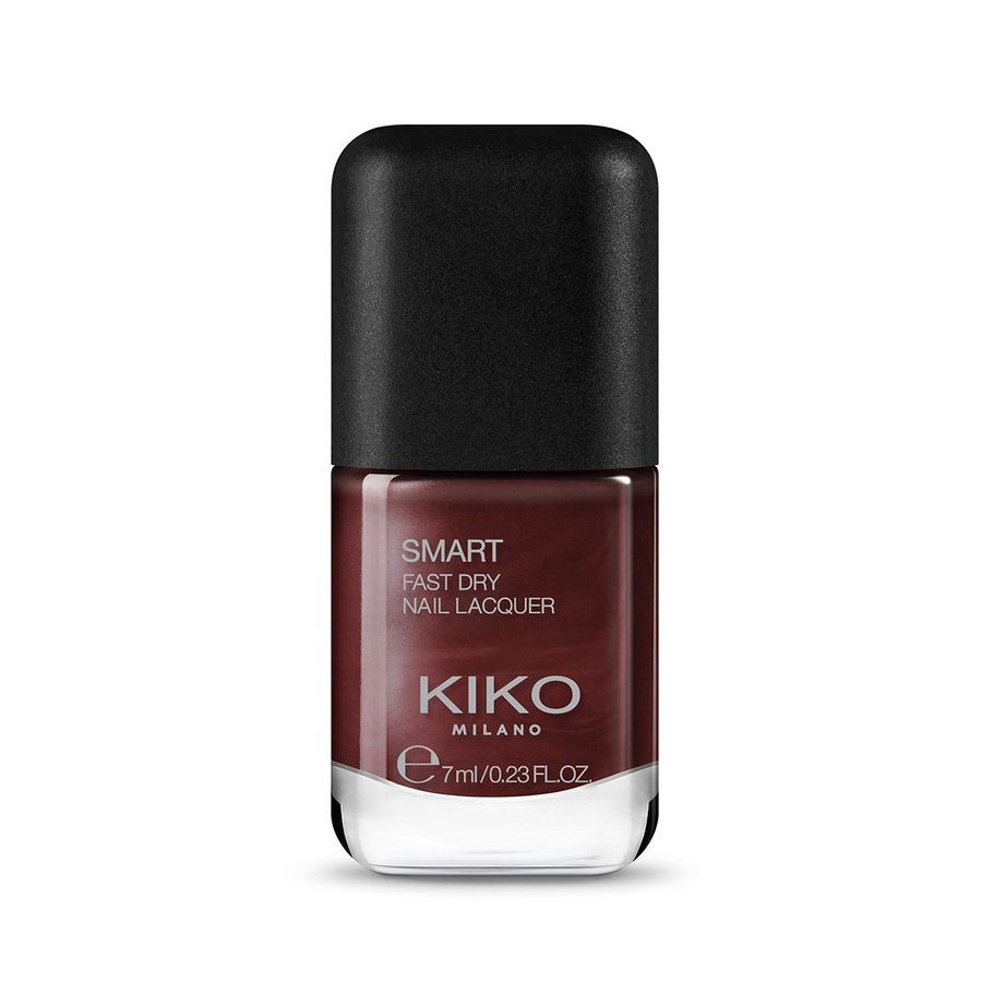Лак для ногтей Kiko Milano Smart nail lacquer 69 Pearly Burgundy 7 мл апликаторы для теней kiko milano maxi eyeshadow applicators макси