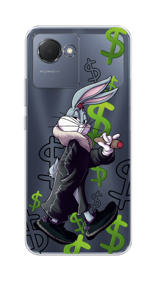 

Чехол на Realme Narzo 50i Prime "Rich Bugs Bunny", Зеленый;черный;голубой, 2510650-6