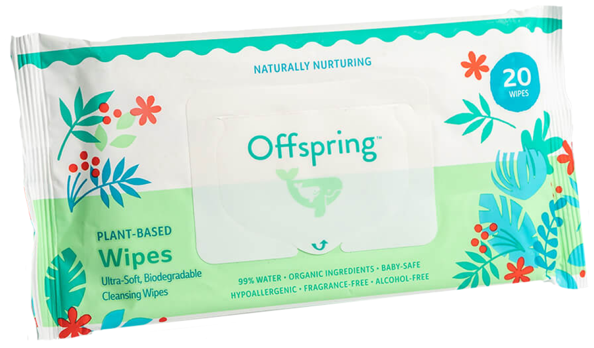 Влажные салфетки Offspring биоразлагаемые 20 шт OF03W20