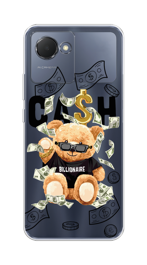 

Чехол на Realme Narzo 50i Prime "Big cash", Черный;серый;бежевый, 2510650-6