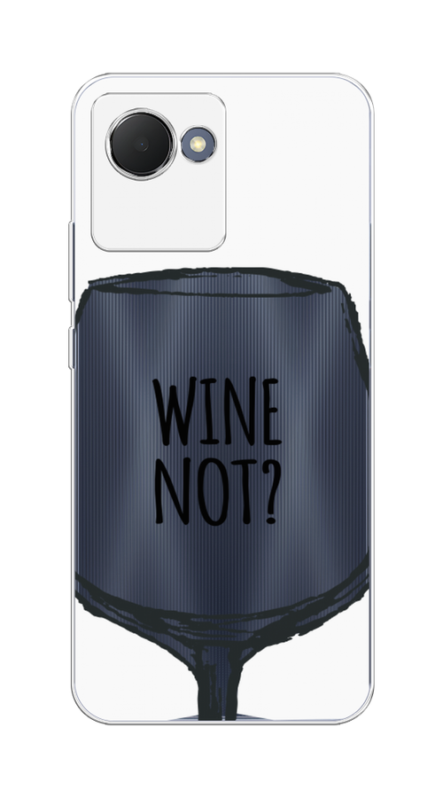 

Чехол на Realme Narzo 50i Prime "Wine not white", Белый, 2510650-6