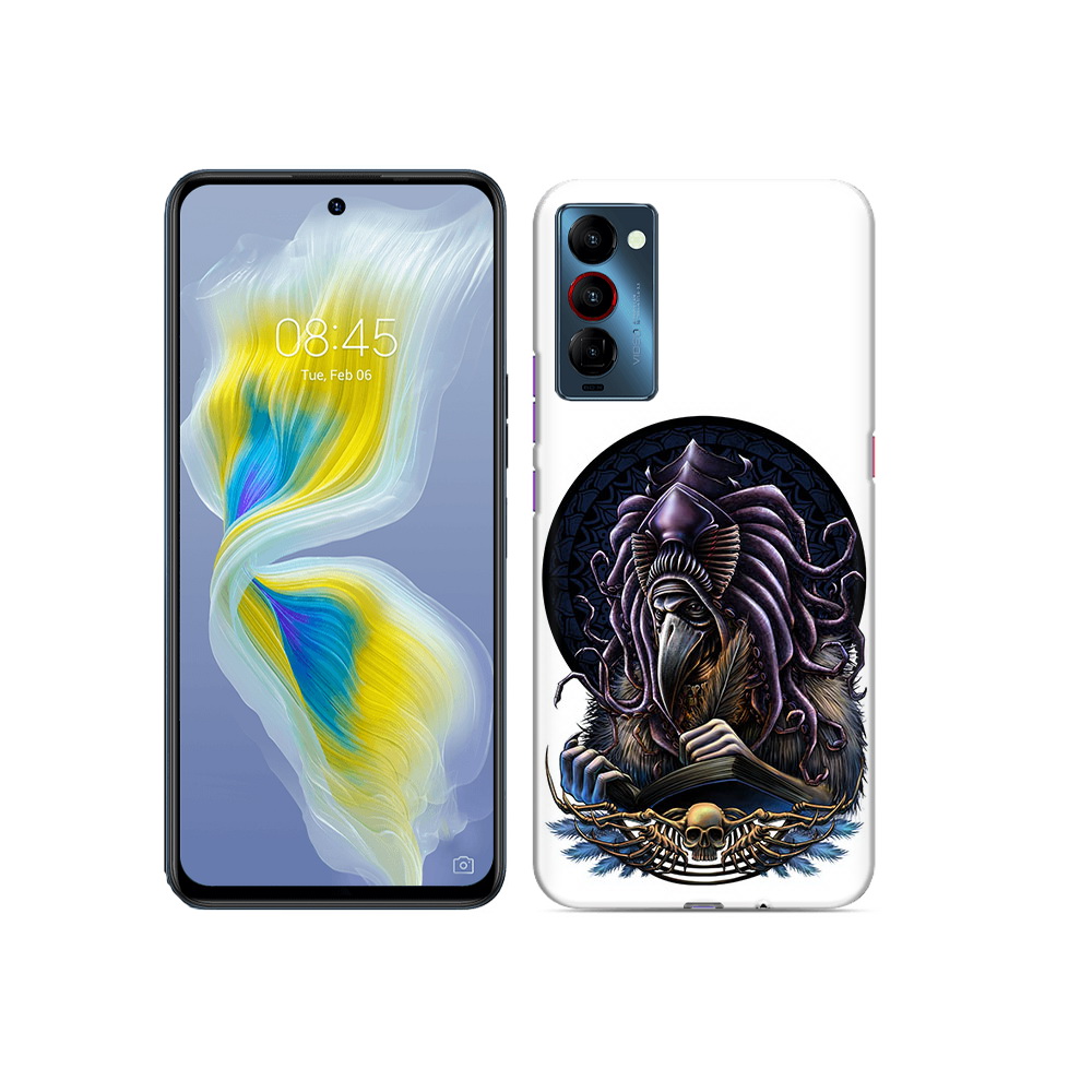 

Чехол MyPads Tocco для Tecno Camon 18 умный ворон, Прозрачный, Tocco