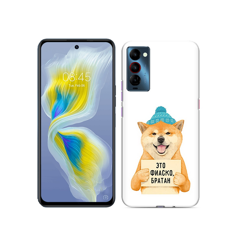 

Чехол MyPads Tocco для Tecno Camon 18 фиаско, Прозрачный, Tocco