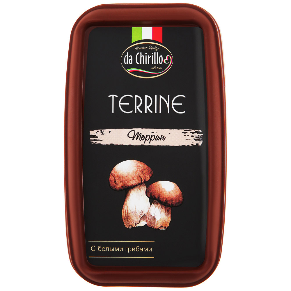 Паштет Da Chirillo Terrine с белыми грибами 175 г