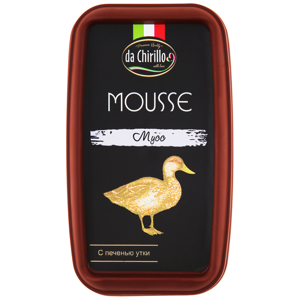 Паштет Da Chirillo Mousse с печенью утки 175 г