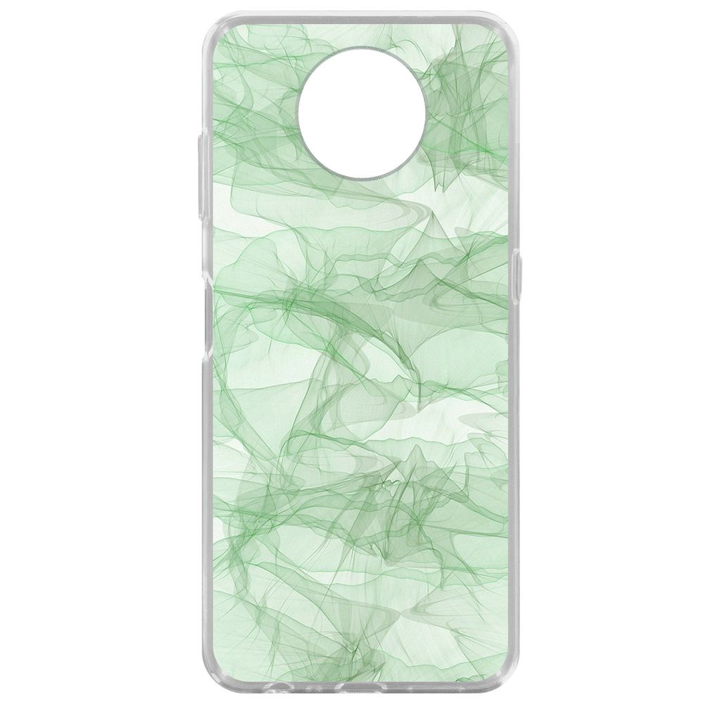 

Чехол-накладка Krutoff Clear Case Абстракт 8 для Nokia G10, Прозрачный