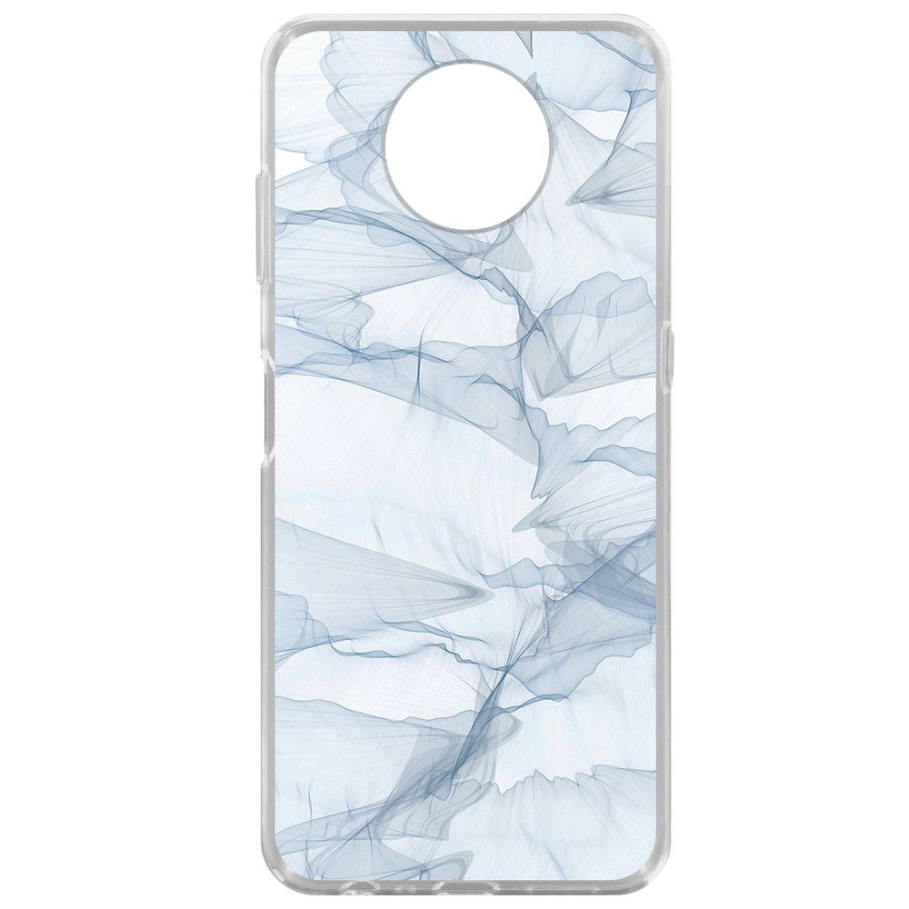 

Чехол-накладка Krutoff Clear Case Абстракт 10 для Nokia G10, Прозрачный