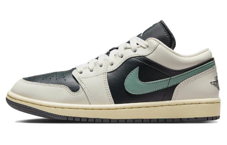 

Кеды унисекс Jordan Air Jordan 1 Low Jade Smoke бежевые 37.5 EU, Бежевый, Air Jordan 1 Low Jade Smoke