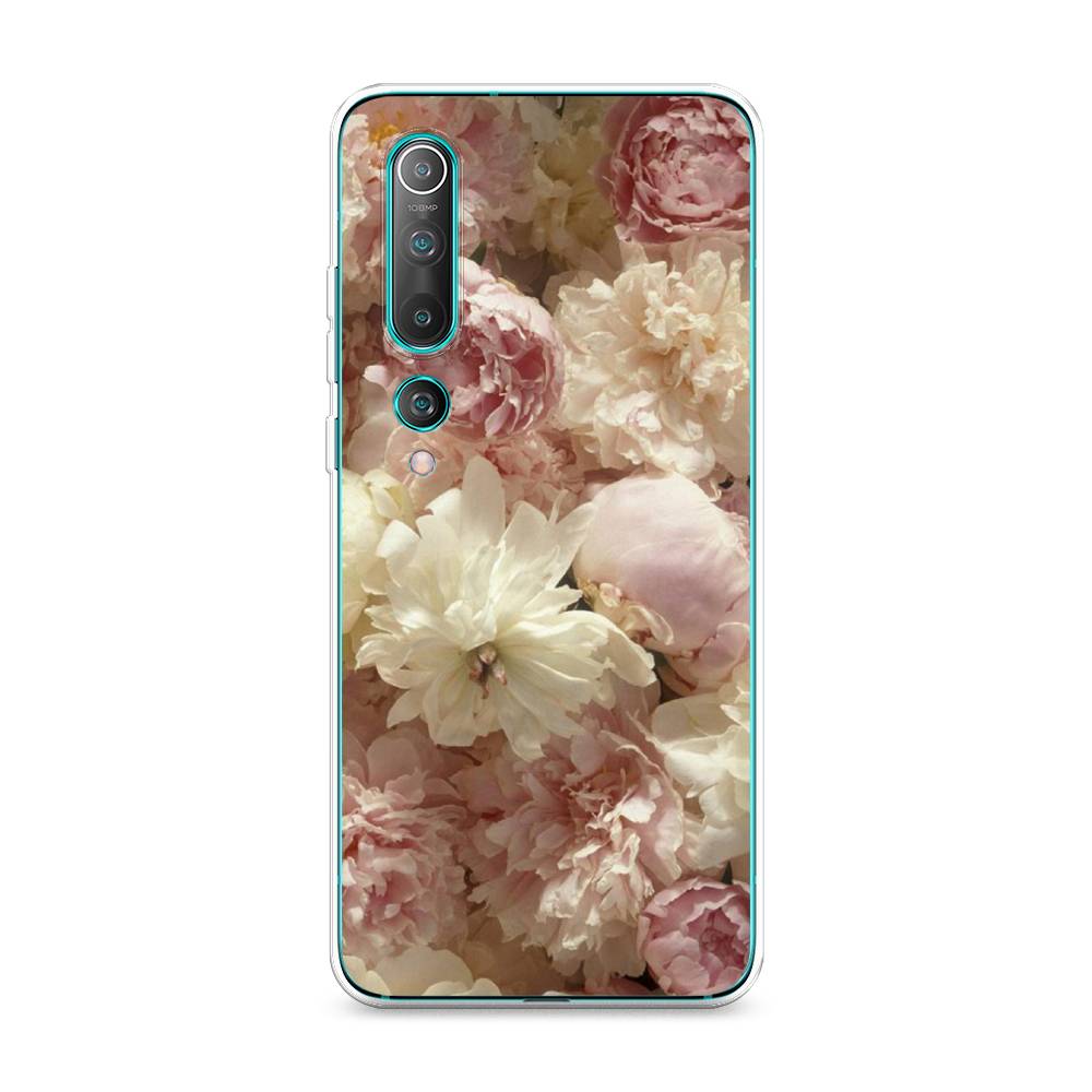 

Чехол Awog на Xiaomi Mi 10 Pro "Пионы светлые", Разноцветный, 37850-8