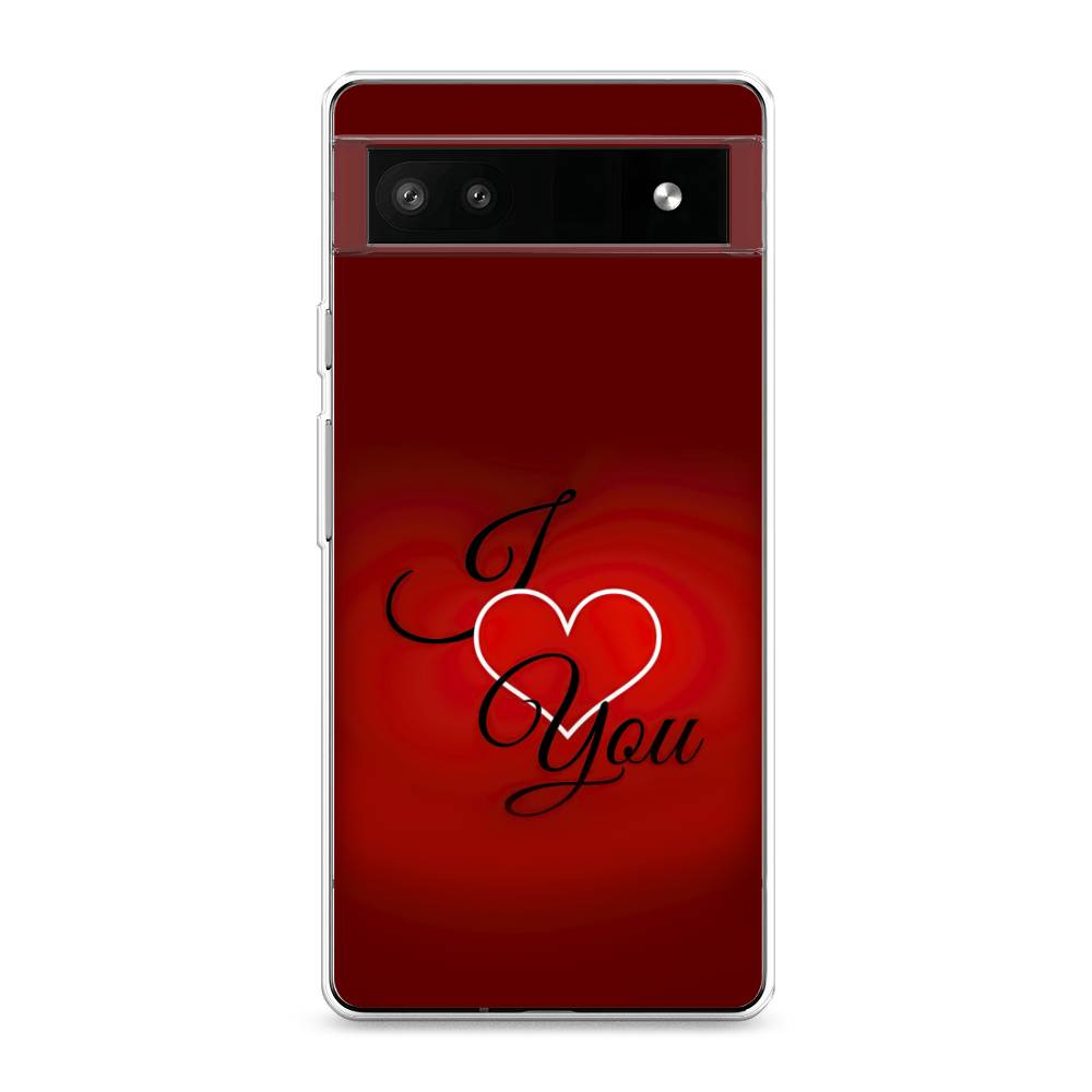 

Чехол Awog на Google Pixel 6A "I love you 3", Разноцветный, 271150-6