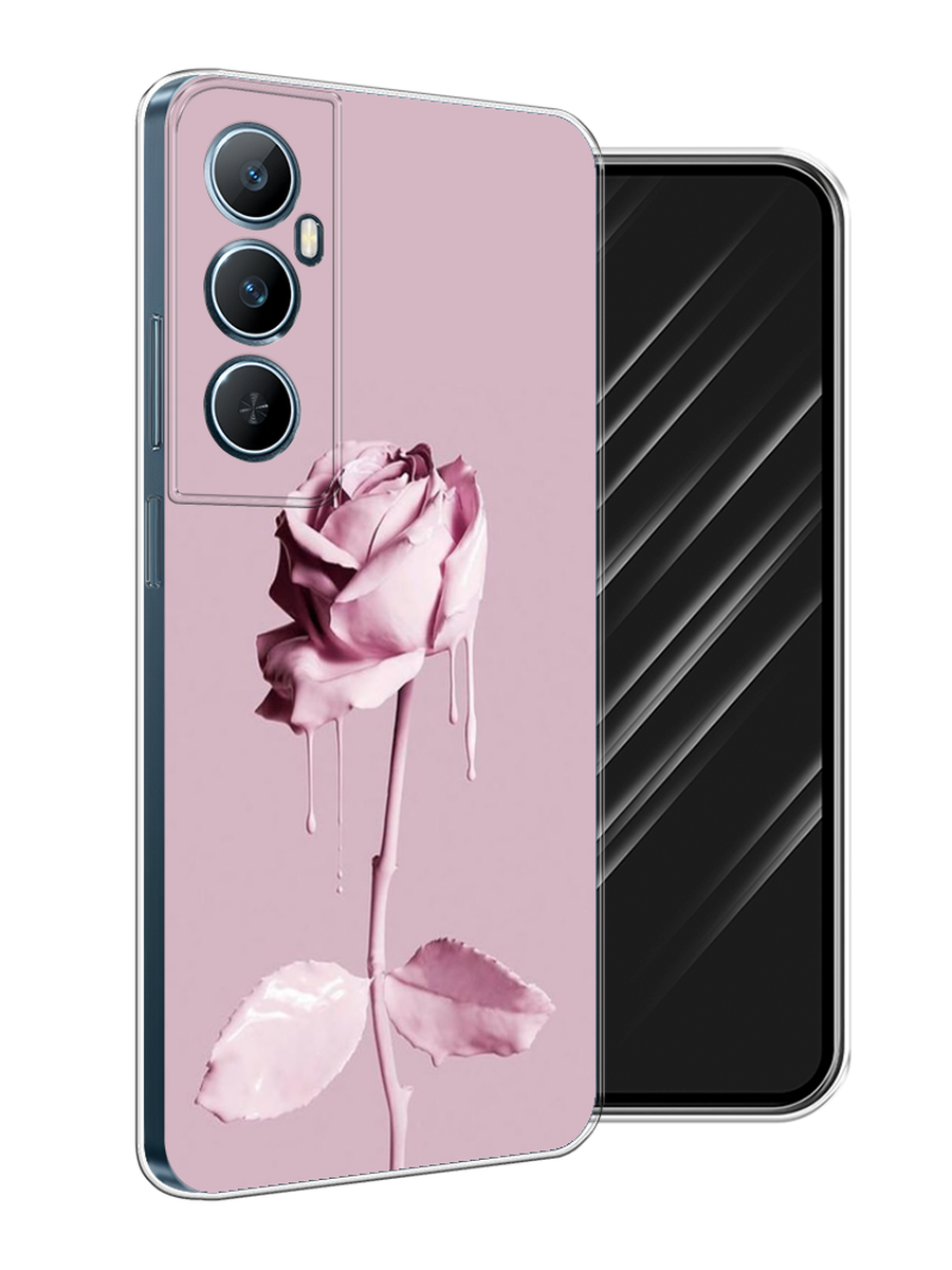 

Чехол Awog на Realme C65 "Роза в краске", Белый;розовый, 2516750-1