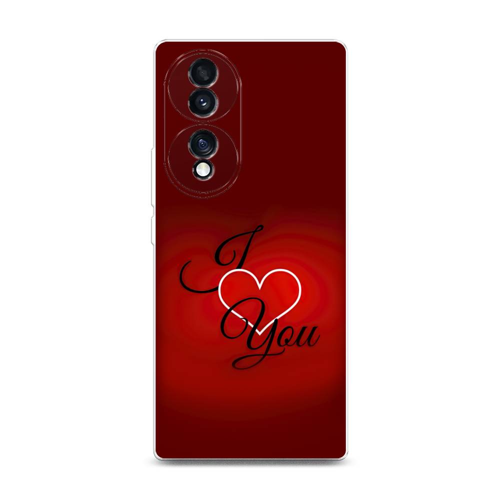 

Чехол Awog на Honor 70 "I love you 3", Разноцветный, 6108250-6