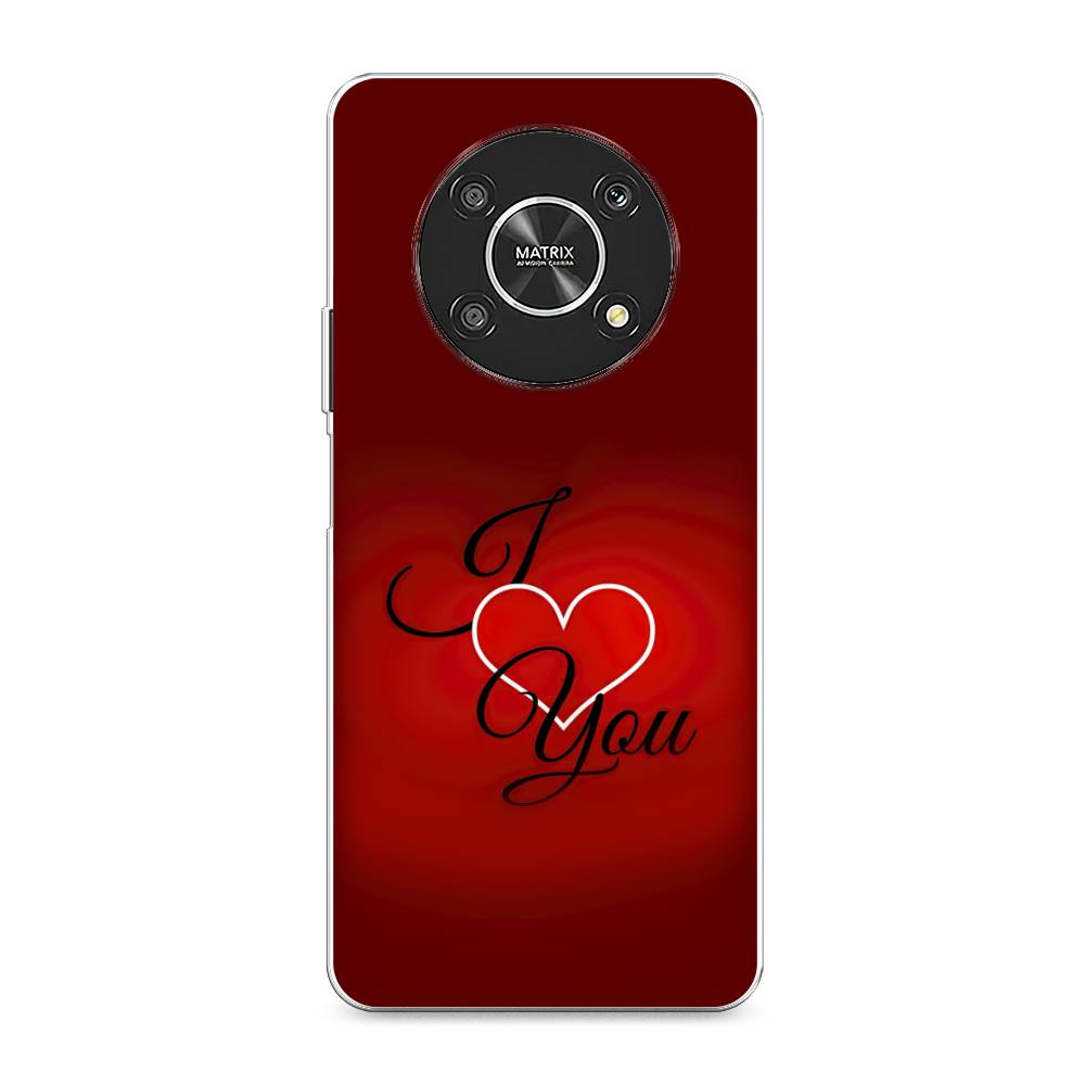 

Чехол Awog на Honor X9 4G/Magic4 Lite 4G "I love you 3", Разноцветный, 6108650-6