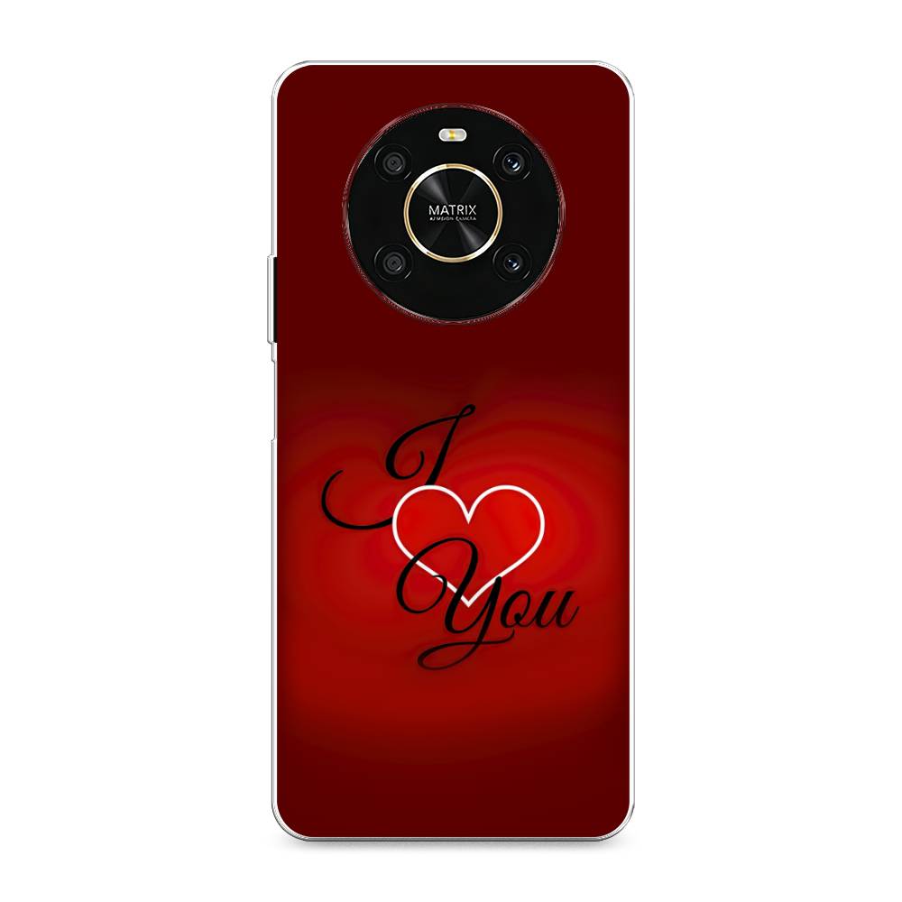 

Чехол Awog на Honor X9 4G/Magic4 Lite 4G "I love you 3", Разноцветный, 6108150-6