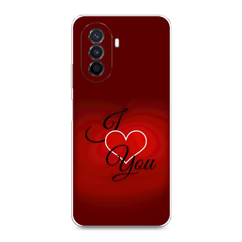 

Чехол Awog на Huawei Nova Y70 "I love you 3", Разноцветный, 6109150-6