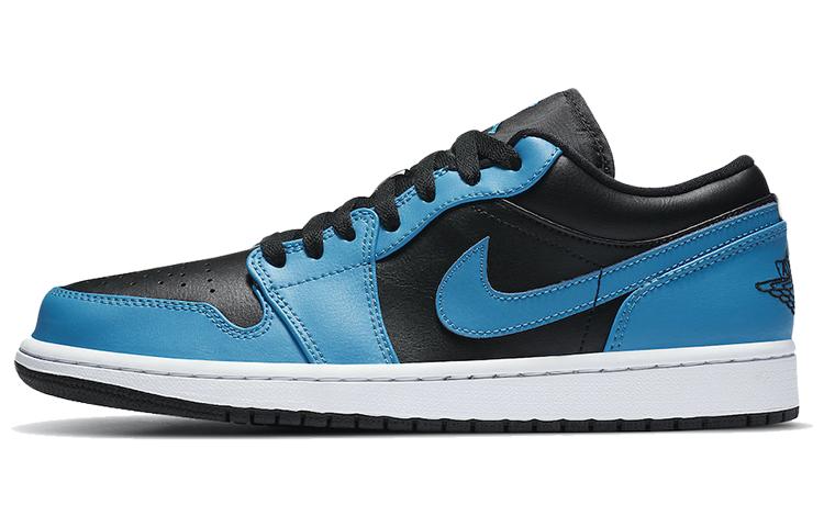 

Кеды унисекс Jordan Air Jordan 1 low laser blue синие 40.5 EU, Синий, Air Jordan 1 low laser blue