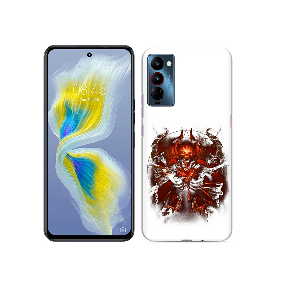 

Чехол MyPads Tocco для Tecno Camon 18 яркий демон, Прозрачный, Tocco