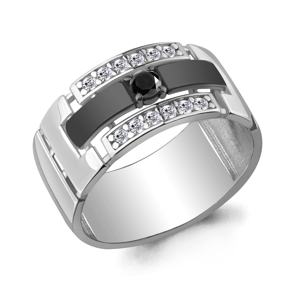 

Кольцо из серебра р. 17,5 AQUAMARINE 68604АЧ_925_р, 68604АЧ_925_р