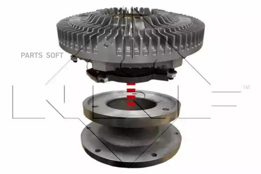 

Вискомуфта Привода Вентилятора !D=240 Mb Actros 1831 97-02 NRF 49021