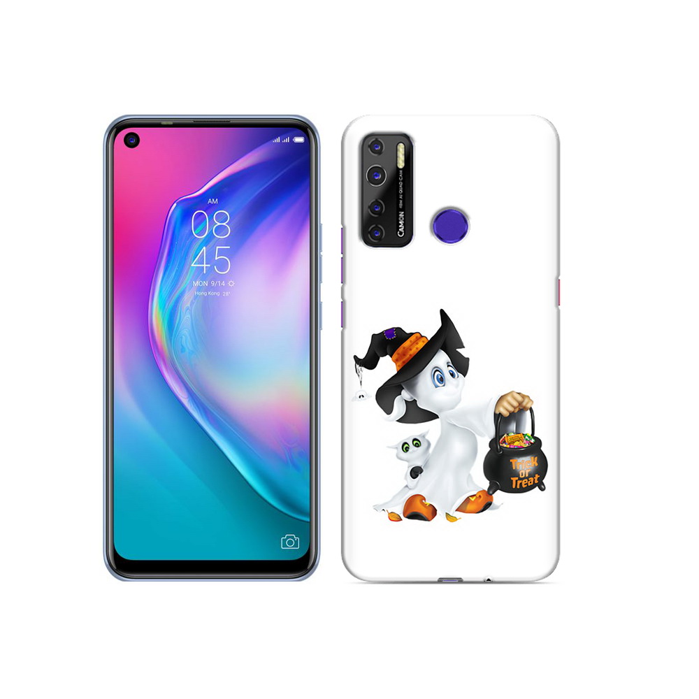 

Чехол MyPads Tocco для Tecno Camon 15 Маленький призрак, Прозрачный, Tocco