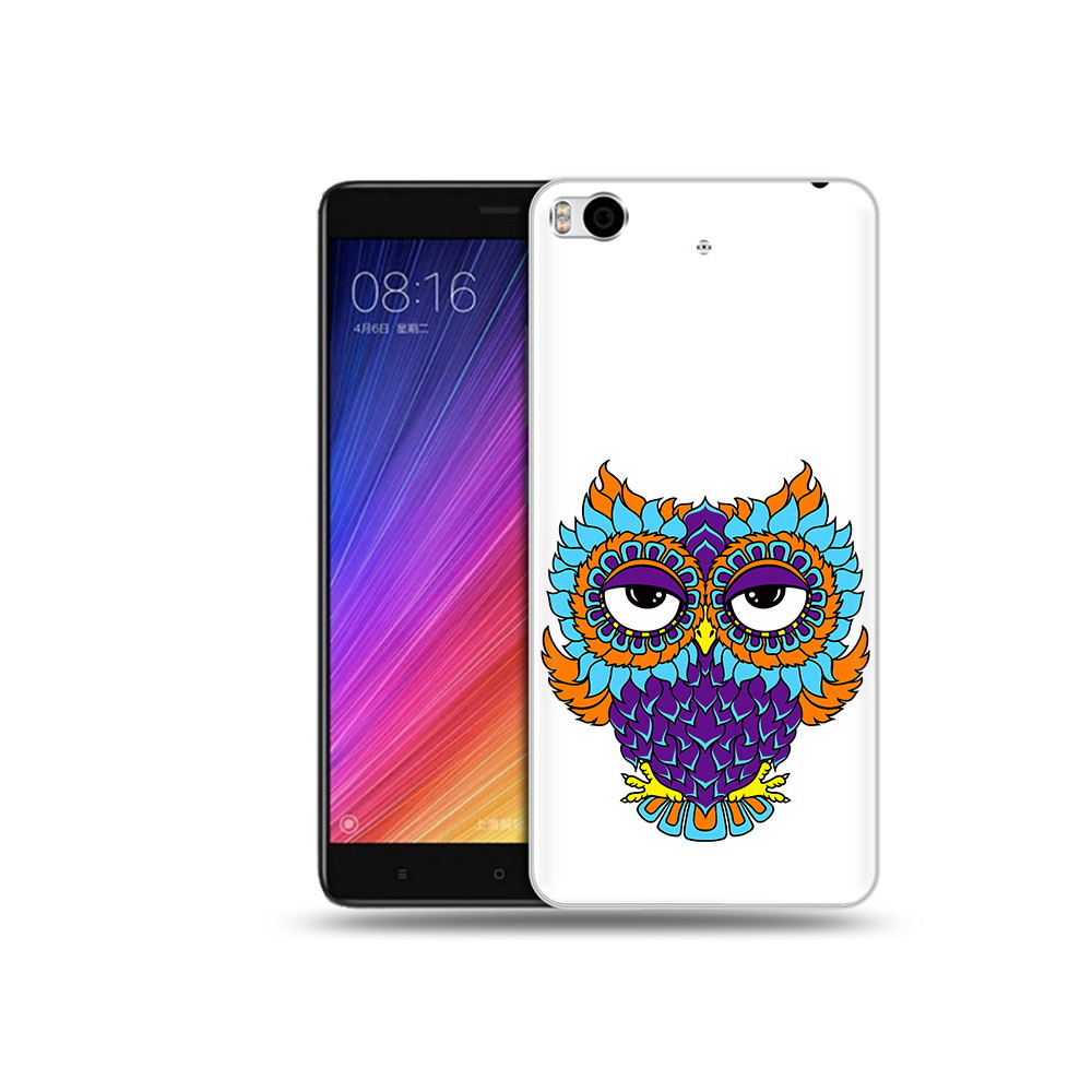 

Чехол MyPads Tocco для Xiaomi Mi 5S Цветная сова (PT91899.330.198), Прозрачный, Tocco