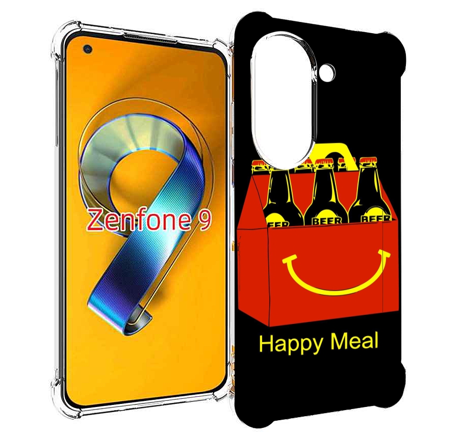

Чехол MyPads Happy Meal для Asus Zenfone 9 (AI2202), Прозрачный, Tocco