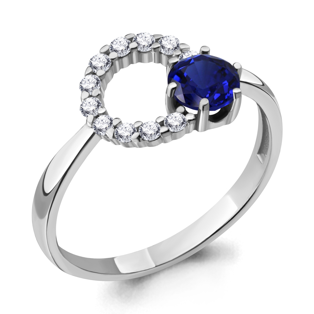 

Кольцо из серебра р. 16 AQUAMARINE 68810АБ_925_р, 68810АБ_925_р