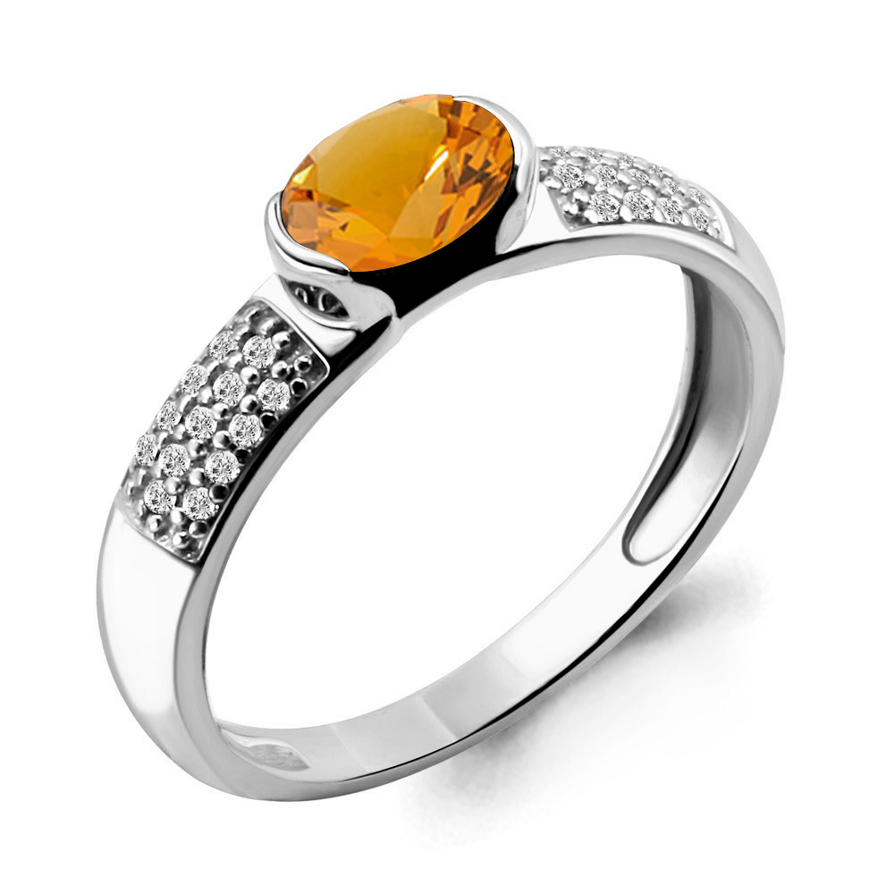 

Кольцо из серебра р. 17,5 AQUAMARINE 6519406А_925_р, 6519406А_925_р
